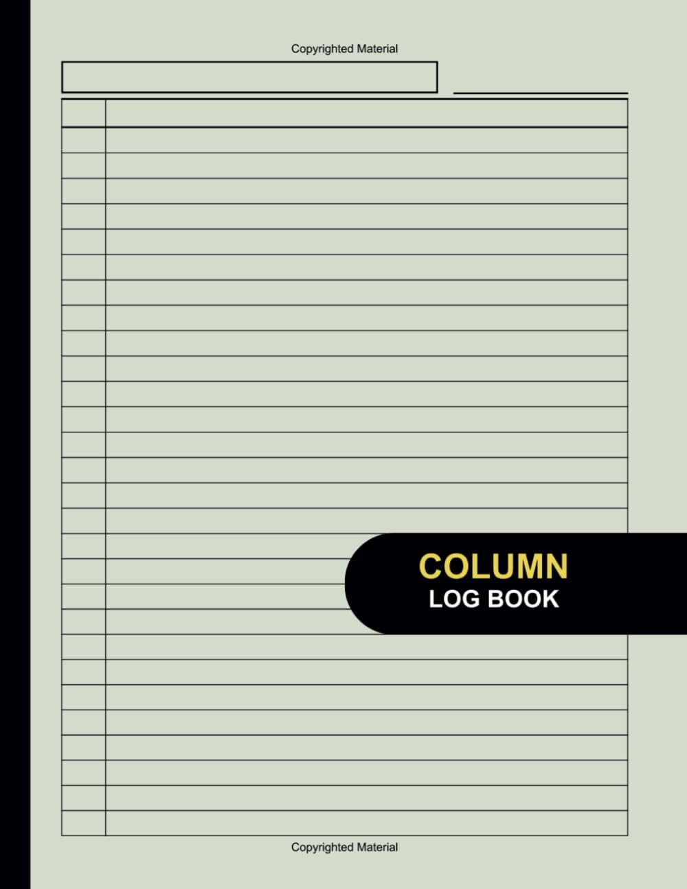 ler totalmente Column Log Book: Large Multipurpose Record Book with Customizable Layouts and Easy Sectioning, Perfect for Both Business and Personal Use (Stone), 8.5" x 11" Inches, 110 pages