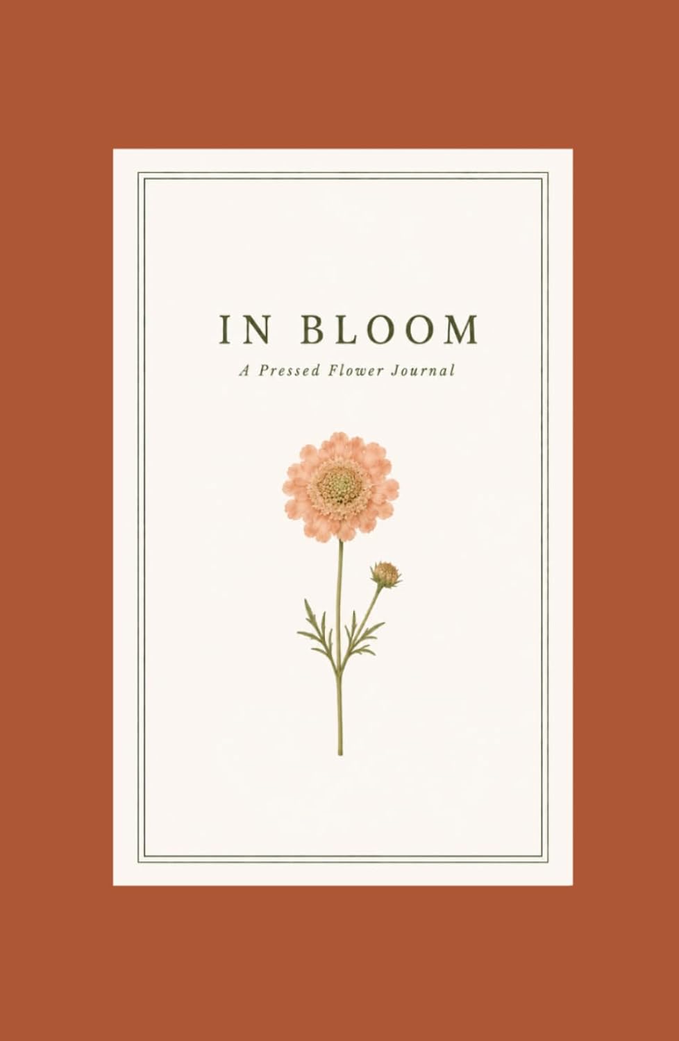 In Bloom: A Mini Flower Press Book: Orange