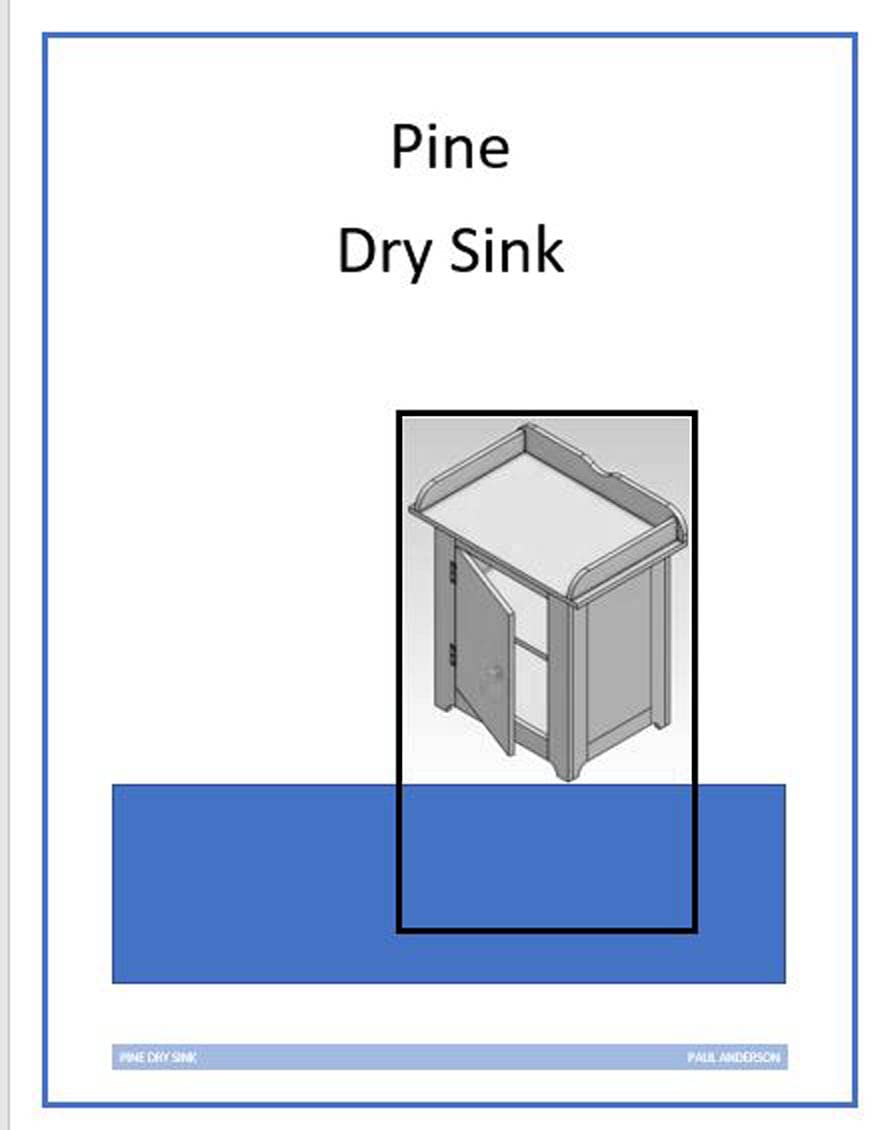 Pine Dry Sink (English Edition)