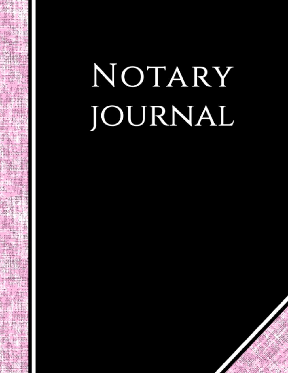 Notary Journal: Notary Public Log Book with 200 Entries for Notarial Acts | Notary Records Journal for Signing Agents | Notary Receipt Book | Pink Canvas Look baixar o livro de graça