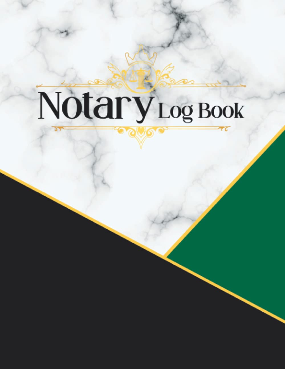 ler totalmente Notary Log Book: Official Notary Public Logbook Journal To Record Notarial Acts For Notaries And Signing Agents, 200+ Records. Black & Green Gold Marble Cover.