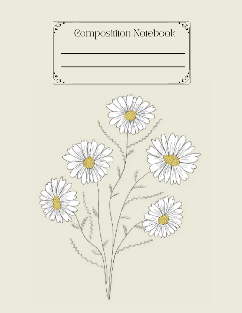 Aesthetic Daisy Notebook: College Ruled Composition Notebook: | 8.5 x 11 inches | 150 pages baixar livro de graça
