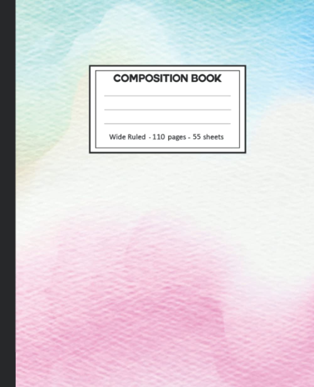 Composition Notebook: Watercolor Pattern College Ruled Lined Comp Book. baixar livro de graça