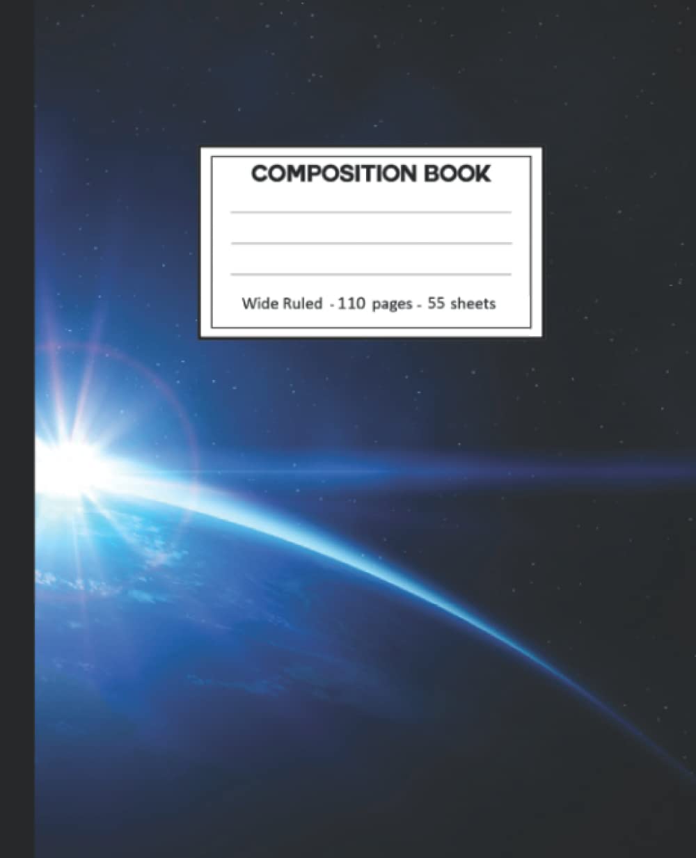 ler totalmente Composition Notebook: Composition Notebook with Outer space for School.