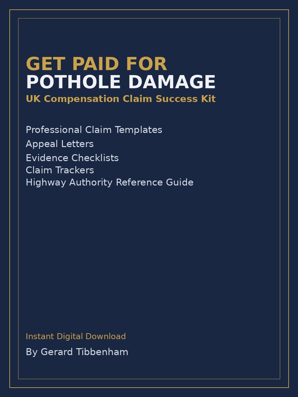 ler totalmente Get Paid for Pothole Damage: UK Compensation claim success appeal letters Highway Authority Guide for drivers Uk (English Edition)