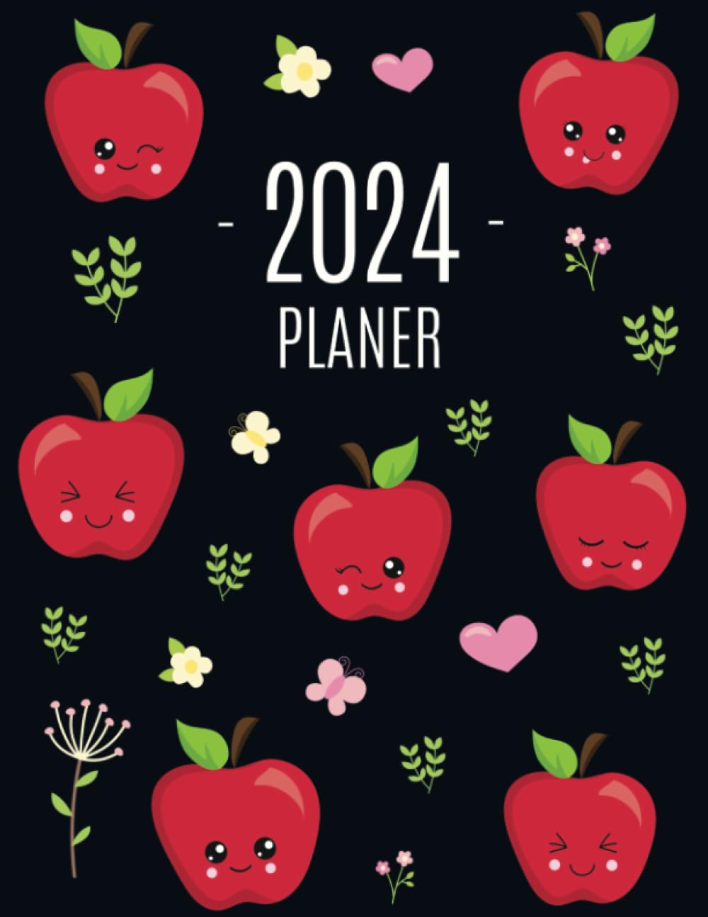Apfel Planer 2024: Agenda Planer 2024 mit roten Früchten: Top organisiert durchs Jahr! | Planer Kalender 2024 mit Wochenansicht | Einfacher Überblick über die Terminpläne (German Edition) baixar o livro de graça
