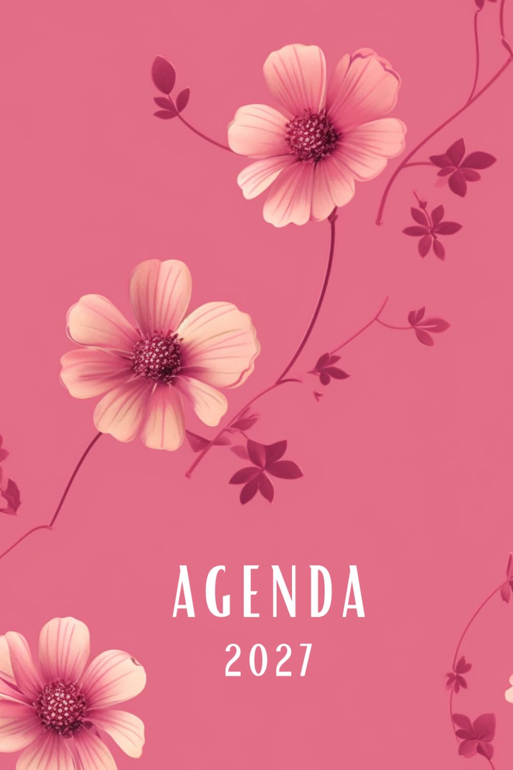 ler totalmente Agenda 2027: Petit format de poche, Semainier, Planificateur hebdomadaire, Format 10x15 cm, 116 pages sur papier crème 90g/m², Floral (French Edition)