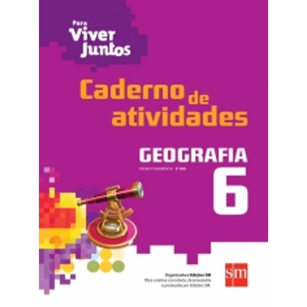 capítulo por capítulo baixar Para Viver Juntos. Geografia. Caderno de Atividades. 6º Ano