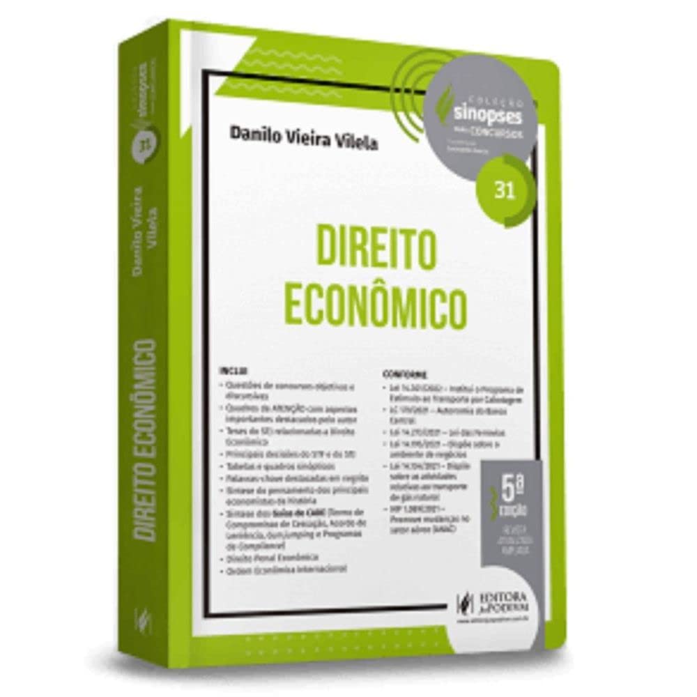 ler totalmente Sinopses Para Concursos - Volume 31 - Direito Econômico - 5ª Edição (2022)