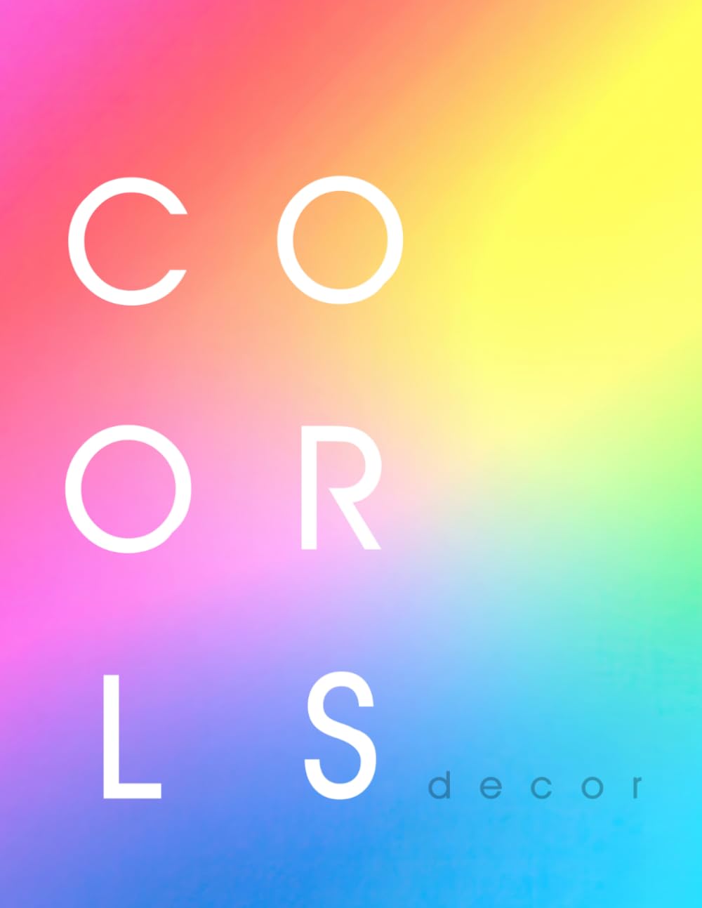 Colors Decor: Coffee Table Book | Stylish Vibrant Colorful Design | For Interior Design Decoration, Guestbooks and Journaling baixar livro de graça