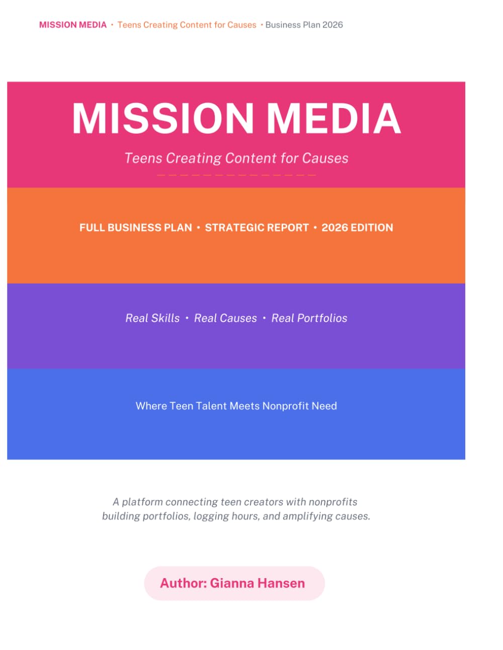 ler totalmente Mission Media: Teens Creating Content for Causes