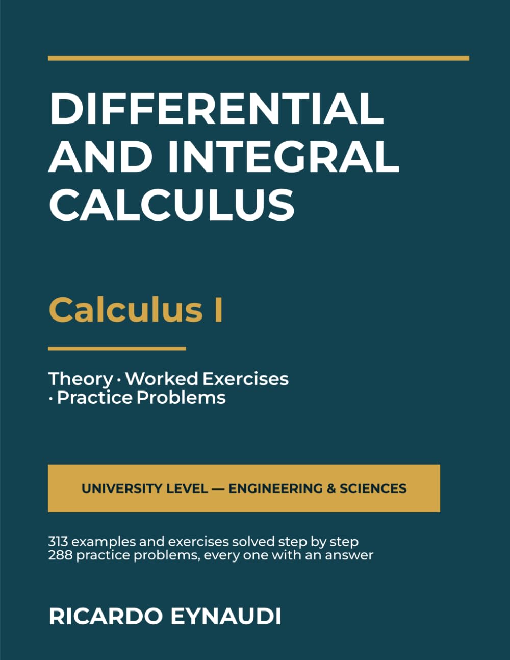 capítulo por capítulo baixar Calculus I: Differential and Integral Calculus — Theory, Worked Exercises and Practice Problems