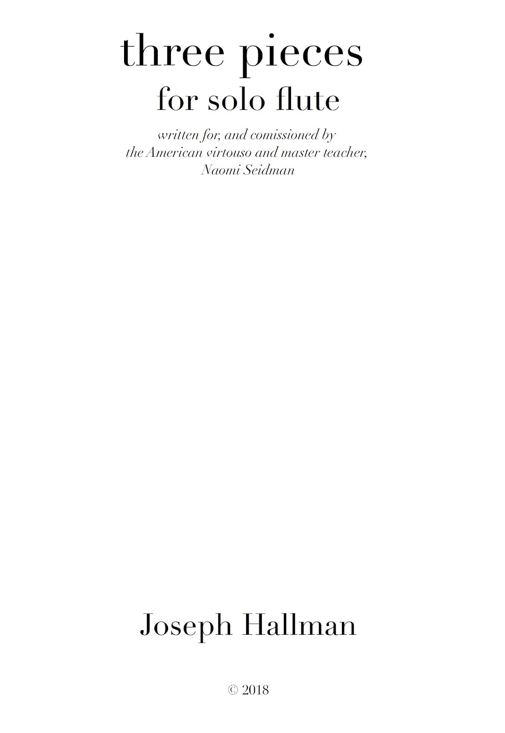 three pieces for solo flute (English Edition) baixar o livro de graça