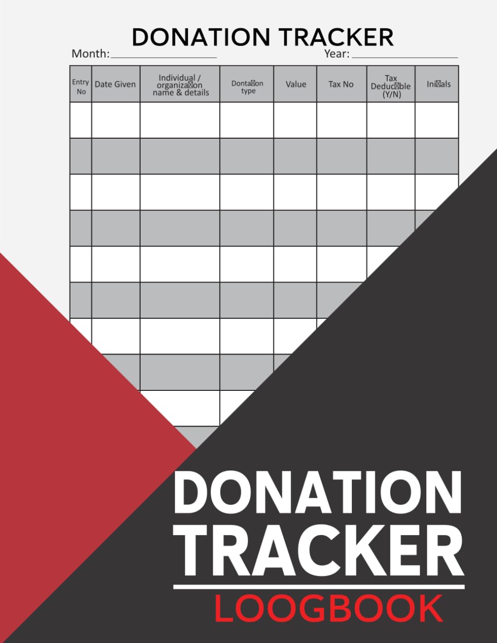 ler totalmente Donation Tracker: Donation Log Book To Record and Track Charitable Donations For Non Profit Organization, Charities