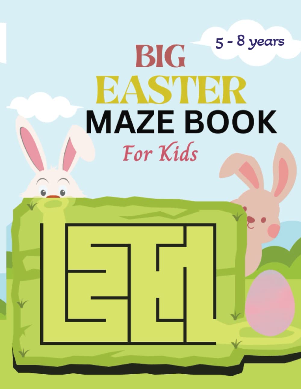 ler totalmente Big Easter Maze Book For Kids: Big Easter Maze Book for kids | Big Easter Maze books for kids ages 5-8 | Fun Activity Book