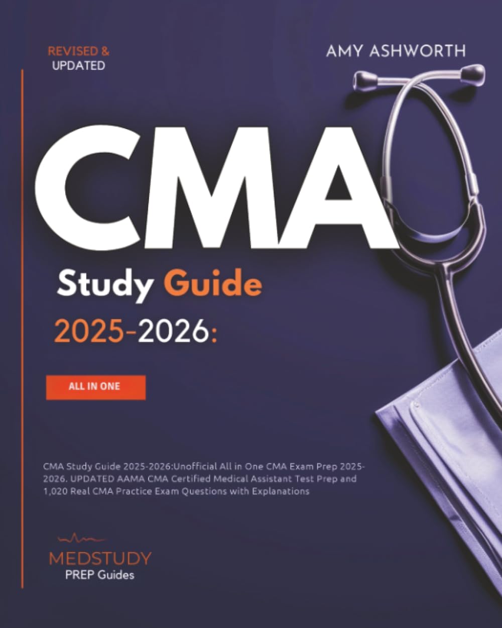 ler totalmente CMA Study Guide 2025-2026: Unofficial All in One CMA Exam Prep 2025-2026. UPDATED AAMA CMA Certified Medical Assistant Test Prep and 1,020 Real CMA Practice Exam Questions with Explanations