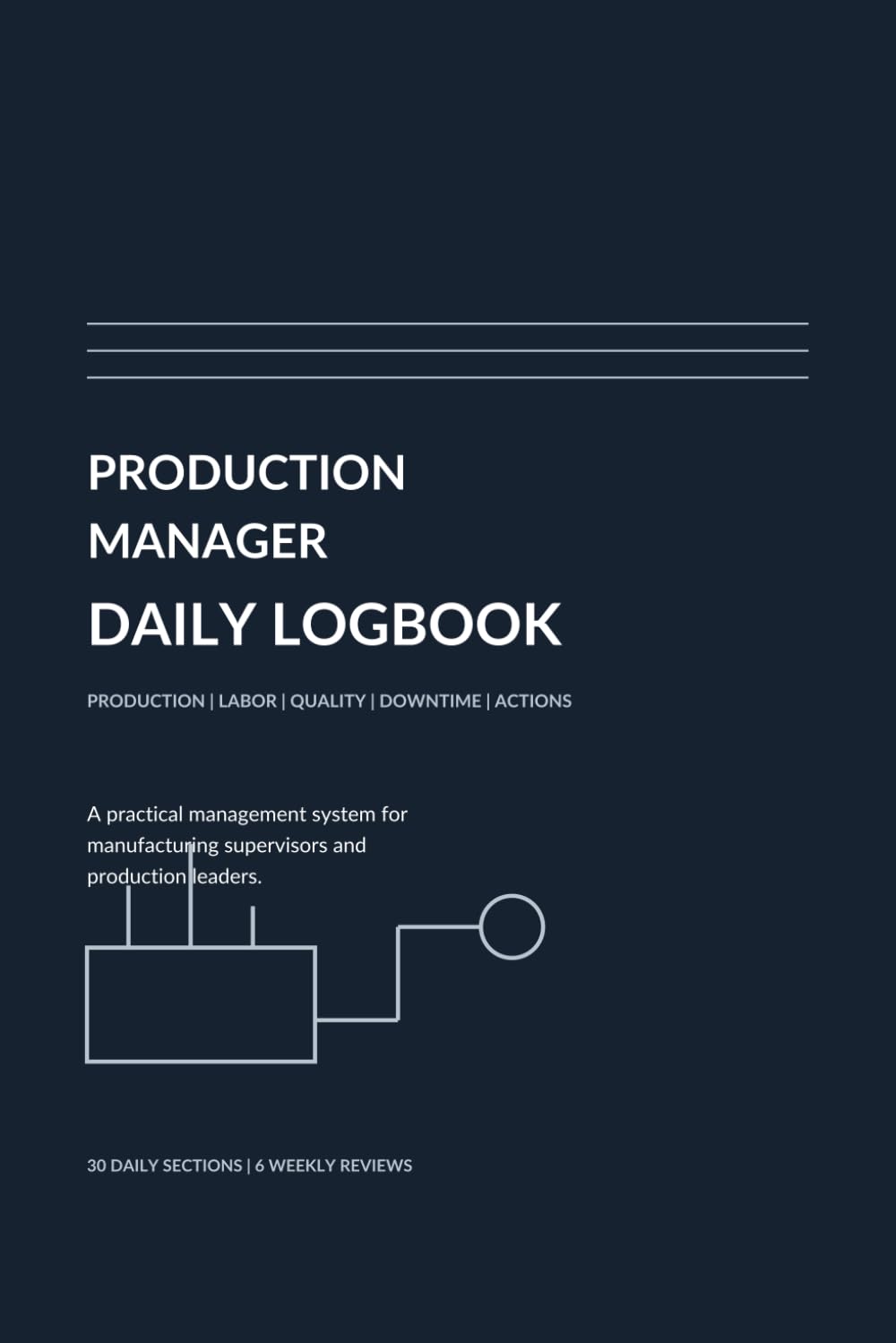 capítulo por capítulo baixar Production Manager Daily Logbook: Daily Production, Labor, Quality, Downtime & Action Tracking for Manufacturing Supervisors