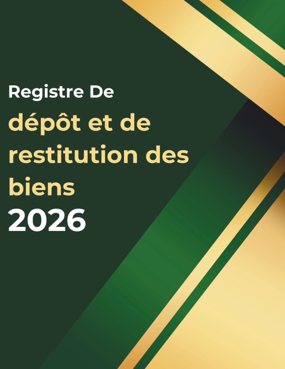 ler totalmente Registre de dépôt et de restitution des biens: Carnet professionnel conforme à l'article L1113-1 | Pour la traçabilité des biens déposés et restitués... Traçabilité et Sécurité des Objets Déposés