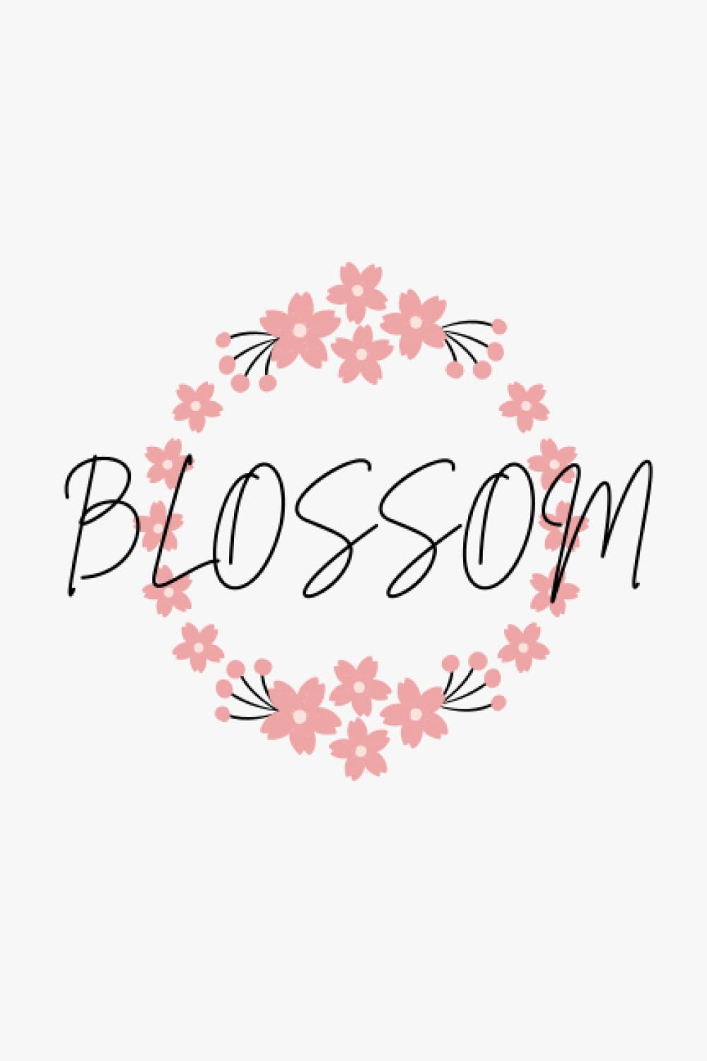 capítulo por capítulo baixar Blossom Journal (Notebook): Notebook with light pink background and flowers designed, 6x9 inches, 120 pages: Glossy Cover, Paperback, White paper