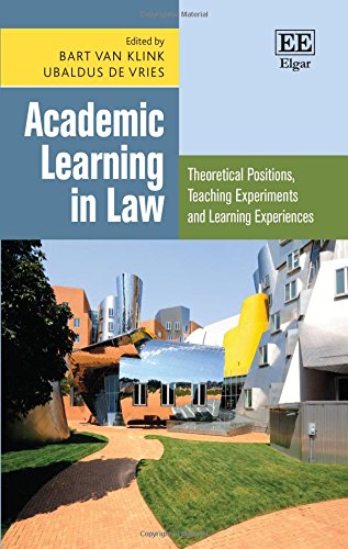 capítulo por capítulo baixar Academic Learning in Law: Theoretical Positions, Teaching Experiments and Learning Experiences