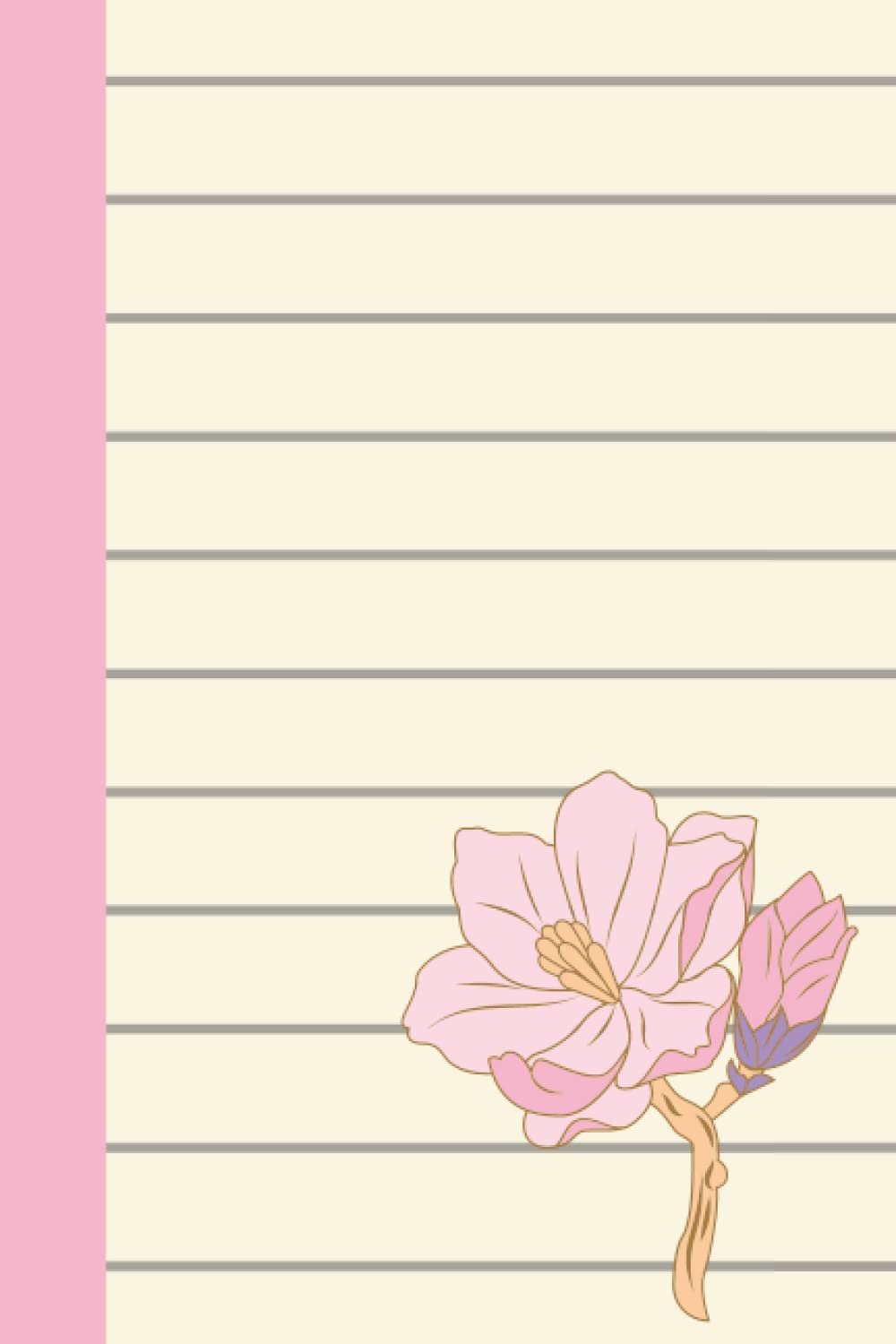 Notebook/ Lined Journal: Pink Floral Composition Notebook/ Lined Journal - Wide Ruled Paper - 120 Pages - 6 x 9 baixar livro de graça