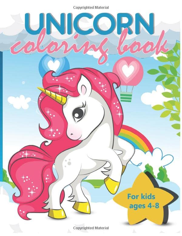 Unicorn Coloring Book: For Kids Ages 4-8 baixar livro de graça