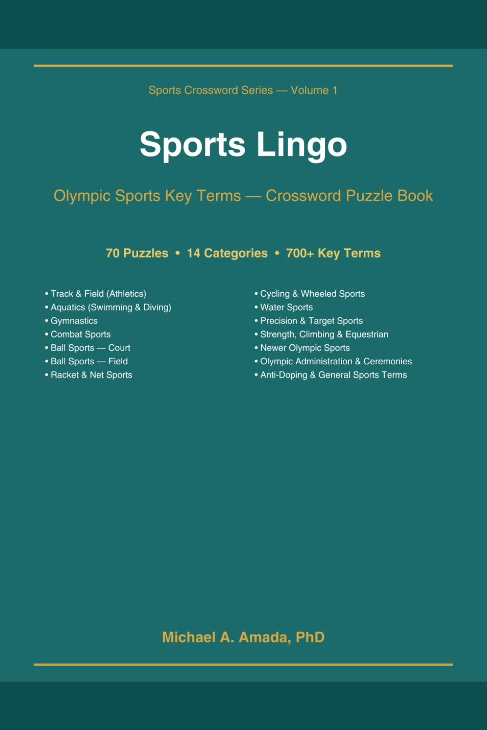 Sports Lingo: Olympic Sports Key Terms — Crossword Puzzle Book baixar livro de graça