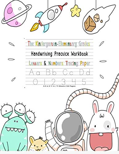 The Kindergarten Elementary Grades Handwriting Practice Notebook: Letter & Number Tracing Paper | VOL. 4: letter tracing books for kids ages 4-8 (ALPHABET SERIES) baixar o livro de graça