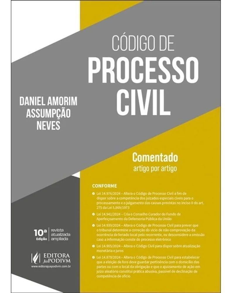Código de Processo Civil Comentado (2025)