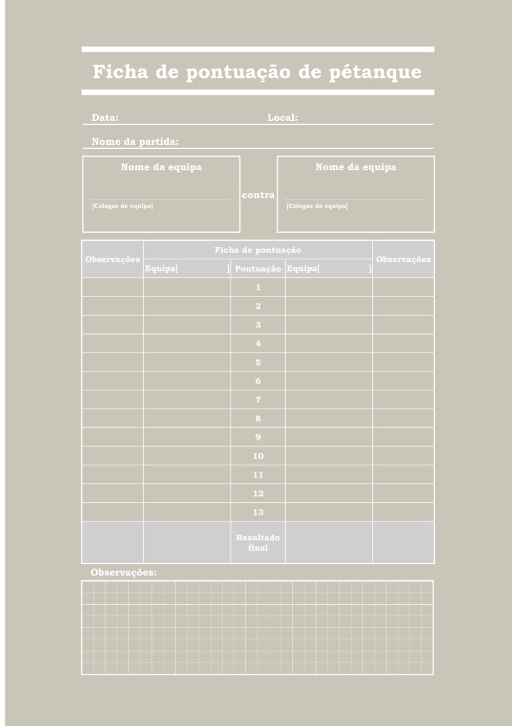 capítulo por capítulo baixar Caderno de pontuação de pétanque A5size (tamanho compacto), Placar para 100 partidas, Impressão frente (Portuguese Edition)