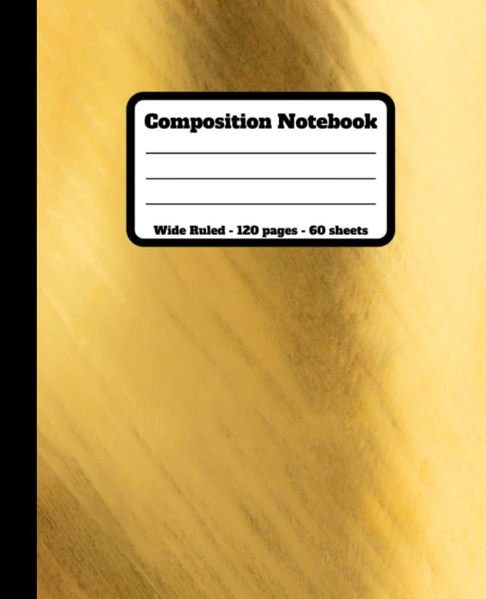 capítulo por capítulo baixar Composition Notebook: Wide Ruled Paper Journal, Composition Notebook for Journaling, Sketching, Note Taking, Calligraphy, Doodles, Planning,... Check listing(120 Pages, 7.5”x 9.25”)(Gold)