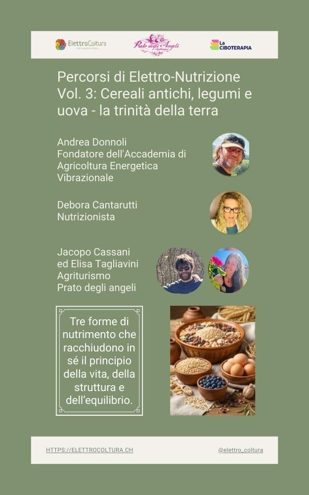 capítulo por capítulo baixar Cereali antichi, legumi e uova - la trinità della terra: Percorsi di Elettro-Nutrizione Vol. 3: Cereali antichi, legumi e uova - la trinità della terra (Italian Edition)
