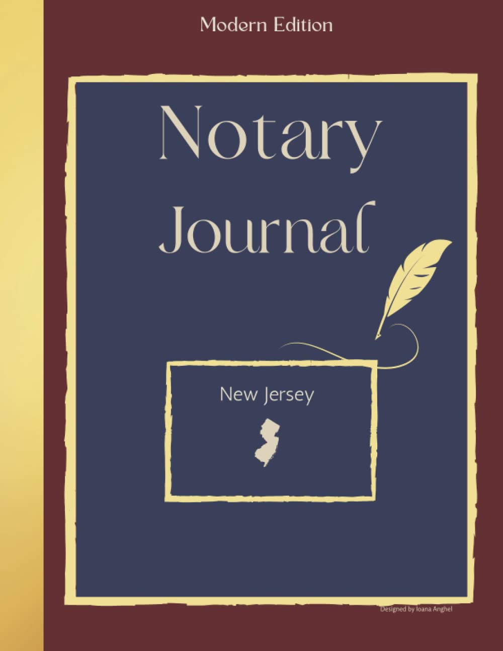 New Jersey Notary Journal: Professional Notary Public Log, Record Book for Notarial Acts of New Jersey| Modern Journal of Notarial Events, 211 entries baixar livro de graça