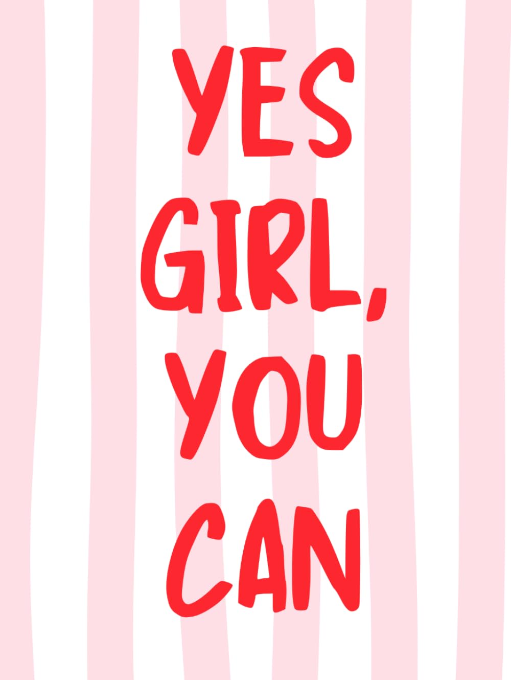 Yes Girl, You Can: Empowering Decor Book & Large Notebook - 300 Pages - Vision Board Journal, Goal Tracker & Pink Aesthetic Decor baixar livro de graça