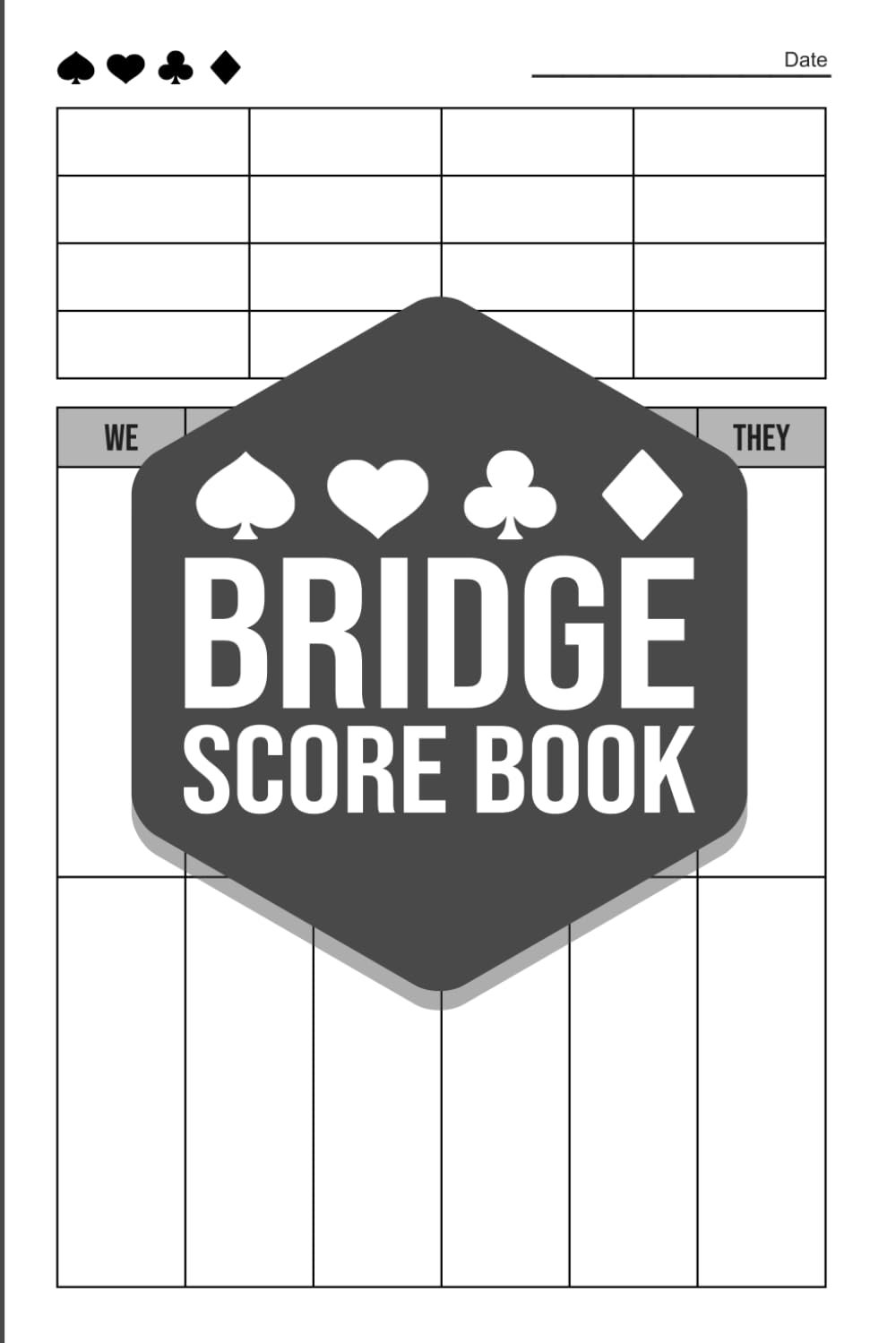 ler totalmente Bridge Score Book – We/They Style - Score Sheets: 106 Game Sheets • 108 Pages Total • Compact Scorekeeping for Bridge Players