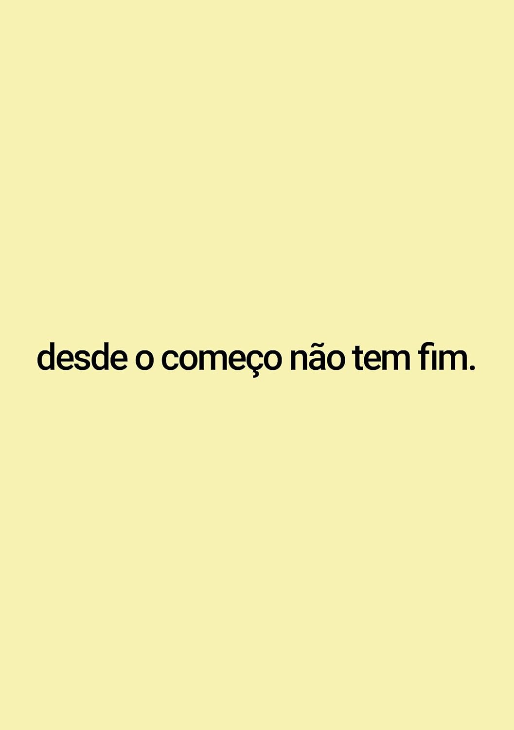 Desde o começo não tem fim baixar o livro de graça