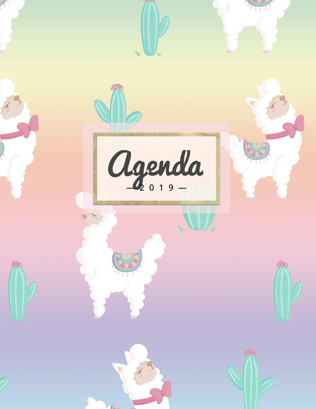 Agenda 2019: Semanal Diario Organizador Calendario - Rainbow Alpaca Y Cactus baixar livro de graça
