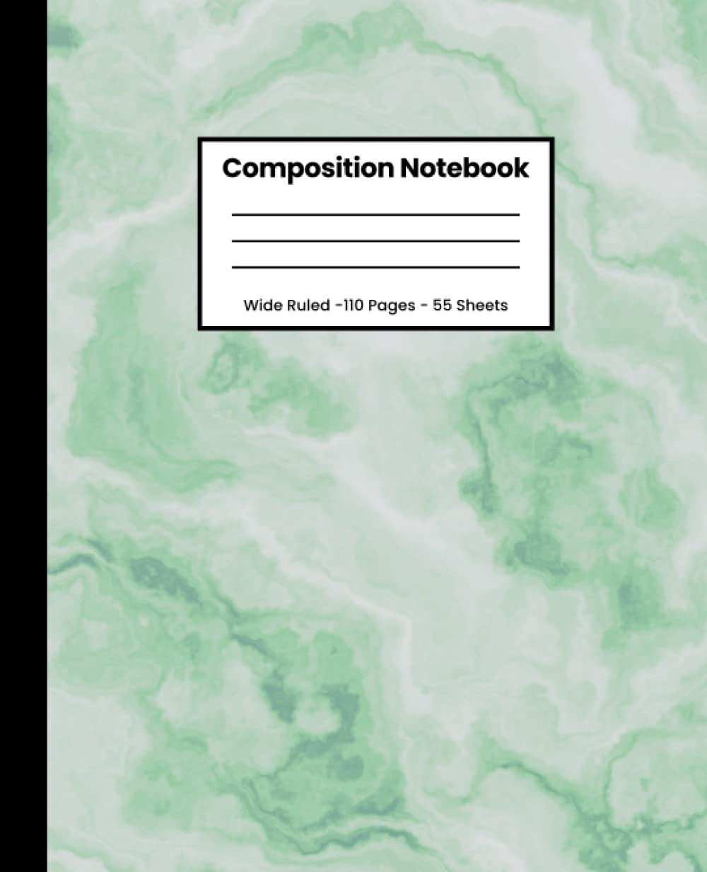 ler totalmente Marble Composition Notebook Light Green: Wide Ruled Notebook for School, Notebook for Kids, Teens, and Adults, 110 Pages 7.5X9.25 Inches