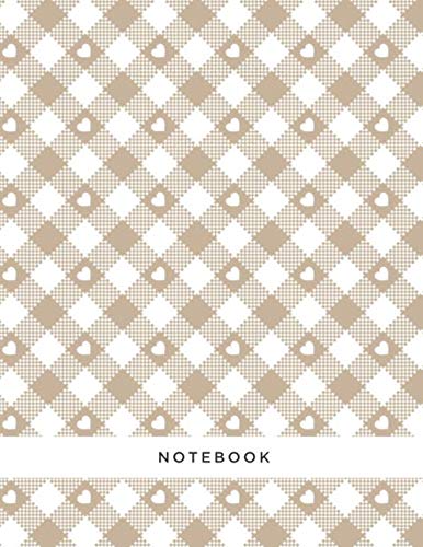 ler totalmente NOTEBOOK: College Ruled Lined Plain Notebook Journal | Patterned Design Cover | 110 Pages - Large (8.5 x 11 inches)