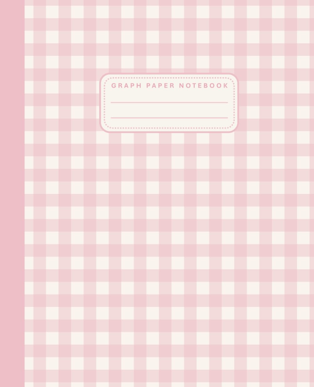Graph Paper Composition Notebook: Pink Aesthetic Journal with Cute Pastel Gingham Pattern | 4x4 Quad Ruled Grid Paper | 7.5 x 9.25 | 110 Pages baixar o livro de graça