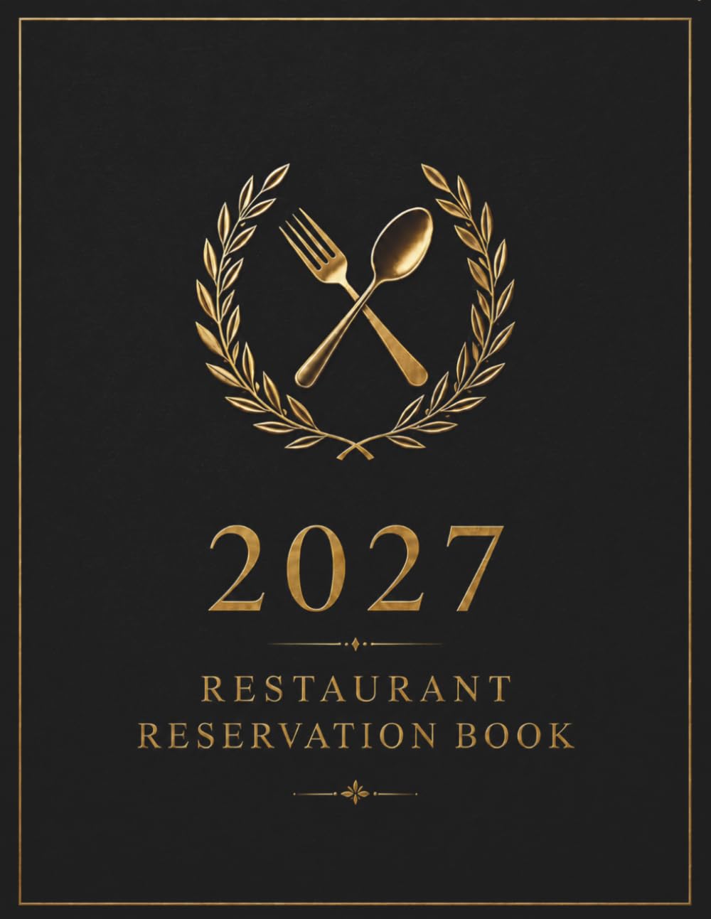 Reservation Book for Restaurant 2027: Full Year of Reservation January - December 2027 (365 Days), Daily Hostess Table Dinner and Lunch, Dated, Daily Customer Tracking, Contact Pages. baixar livro de graça