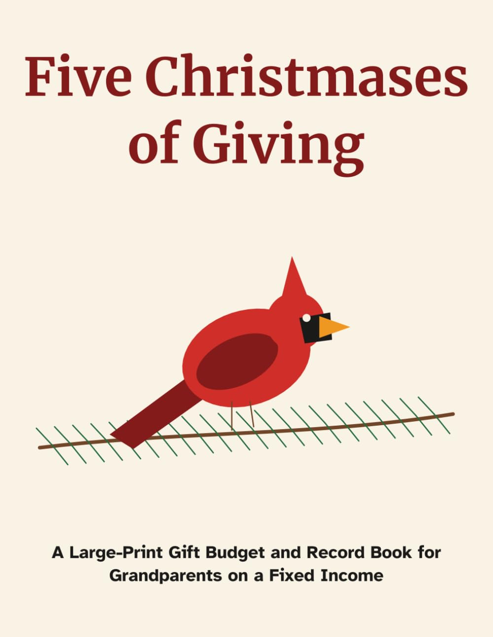 ler totalmente Five Christmases of Giving: A Large-Print Gift Budget and Record Book for Grandparents on a Fixed Income