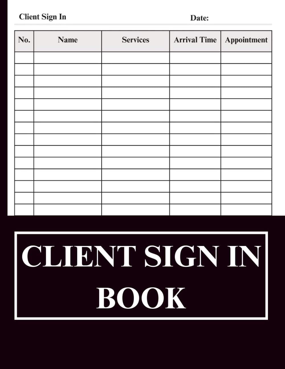 Client Sign In Book
