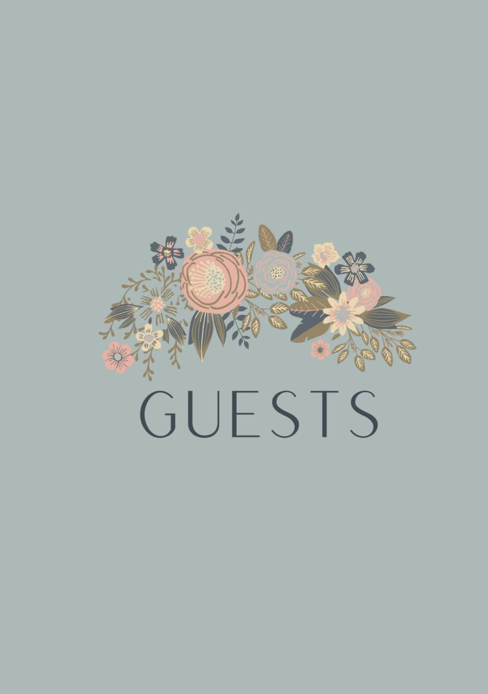 ler totalmente Wedding Guest Book - Green Florals - 100 Pages Hardcover: A Keepsake of Love, Memories, and Well‑Wishes