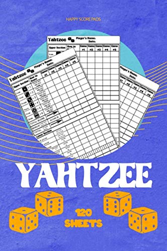 Yahtzee Score Sheets: Yahtzee Score Pads: 120 Pages | 6" x 9” Yahtzee Score Cards | Yahtzee Dice Board Game Book baixar livro de graça