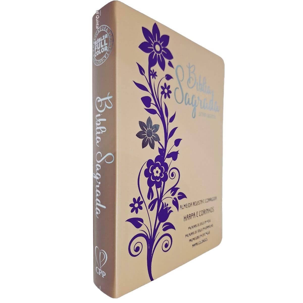 Bíblia gigante ppm arc full color c/ harpa pu luxo - rosé e lilás baixar o livro de graça