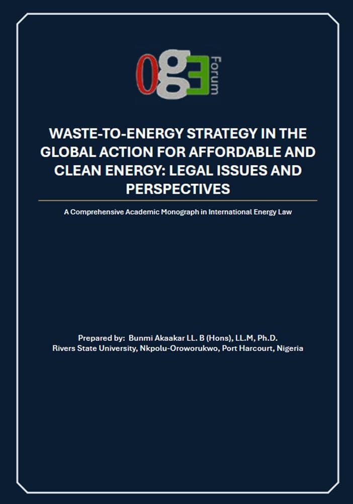 Waste-to-Energy Strategy in the Global Action for Affordable and Clean Energy:: Legal Issues and Perspectives (English Edition) baixar livro de graça