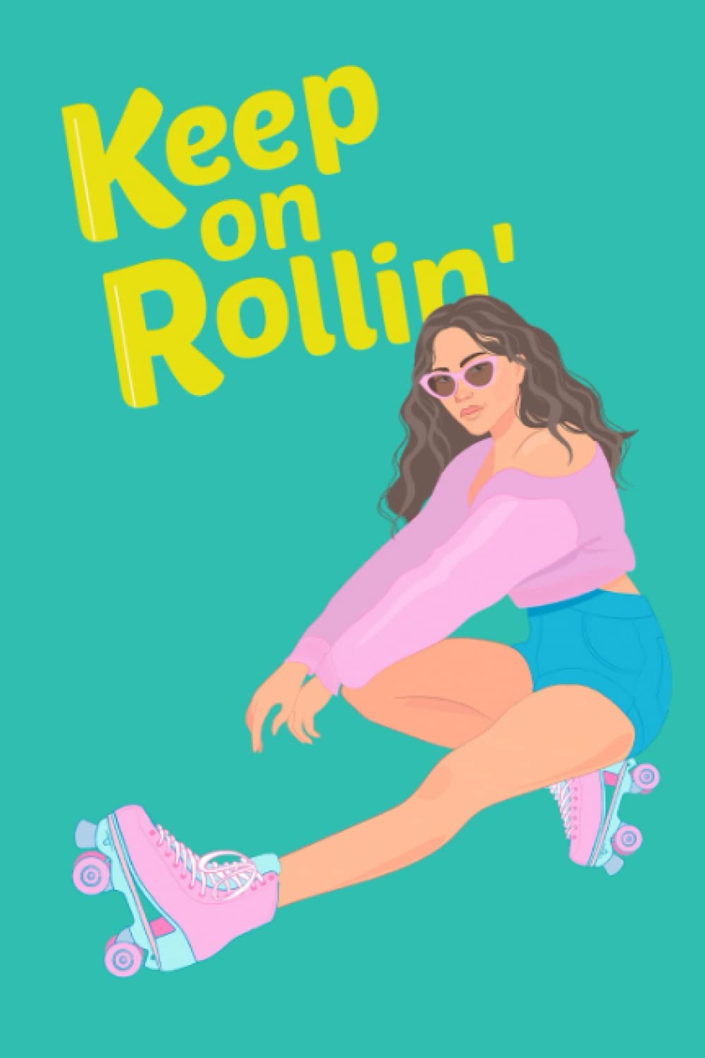 Keep On Rollin' Journal: Roller Skate Notebook | Roller Skating Roller Derby Hobby Journal | 6 x 9 College Ruled baixar livro de graça
