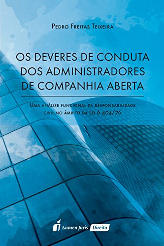 capítulo por capítulo baixar Os Deveres de Conduta dos Administradores de Companhia Aberta