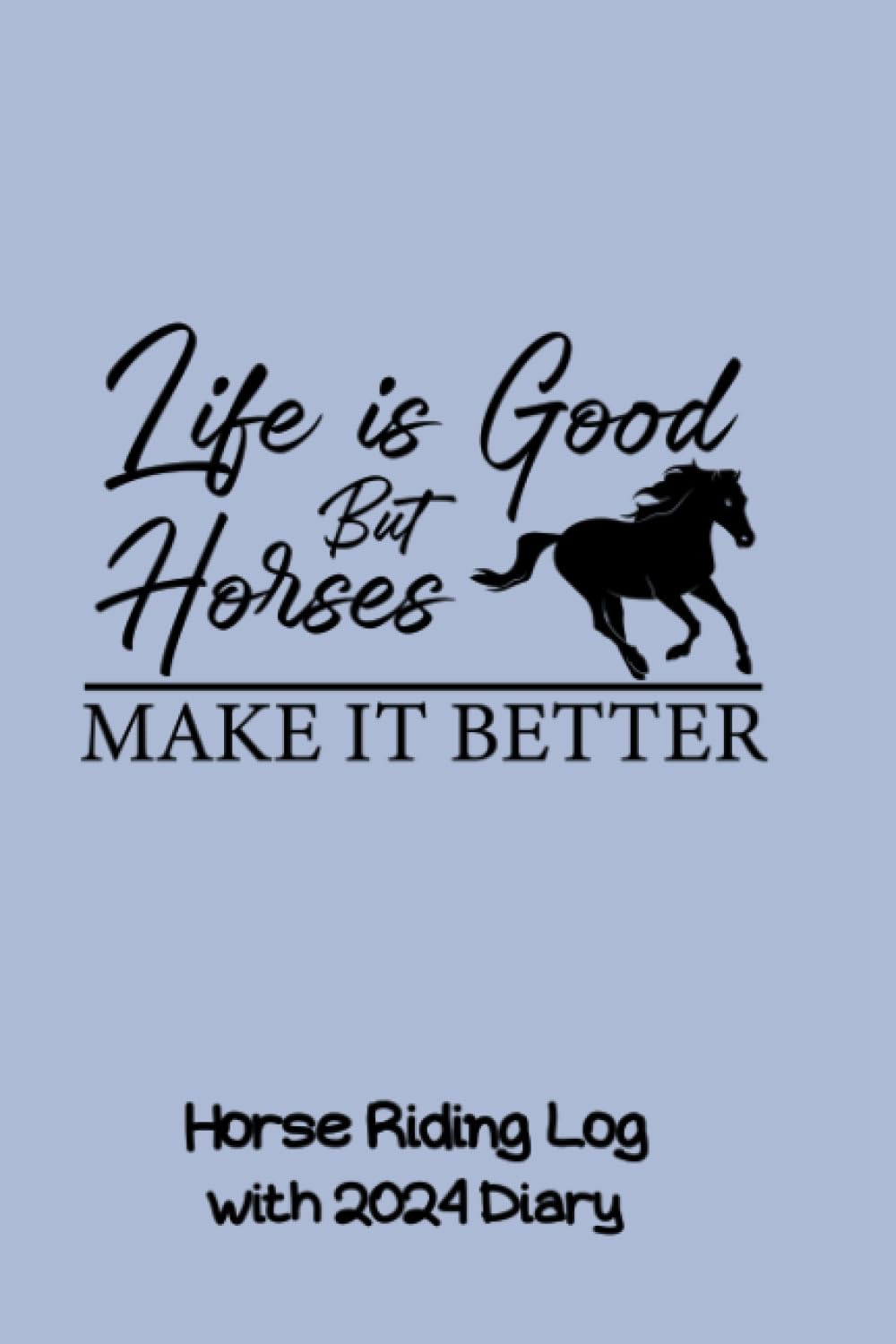 Horse Riding Log With 2024 Diary: CUTE GIFT FOR HORSE OWNERS to keep track of weekly riding stats, competitions or event dates and training aims baixar o livro de graça
